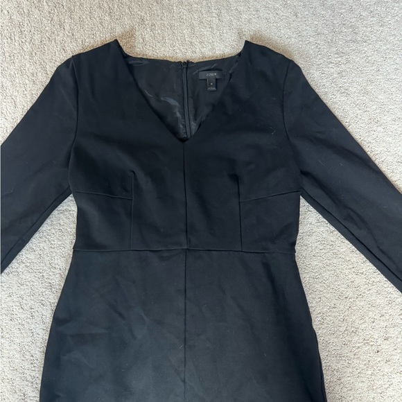 J. Crew 3/4 Sleeve Classic Work Date Dress - Picture 3 of 8